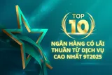 Top 10 ngân hàng có lãi thuần từ dịch vụ cao nhất 9 tháng 2025: HDBank tăng mạnh nhất, Vietcombank gây bất ngờ