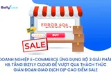 Cách doanh nghiệp e-commerce và thách thức gián đoạn giao dịch dịp cao điểm sale