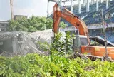 Cận cảnh tháo dỡ sân vận động Chi Lăng sau 12 năm vướng đại án