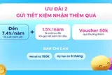 Một ngân hàng trả lãi suất tiết kiệm 8,9%/năm cho số tiền gửi từ 100.000 đồng