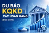 Dự báo KQKD 10 ngân hàng quý II/2026: Top 1 tăng trưởng 48%, xuất hiện bank 'đi lùi'