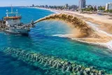 Phát hiện hơn 4 triệu m3 cát được thả xuống đáy biển, công trình lá chắn khổng lồ dài 9km dần lộ diện
