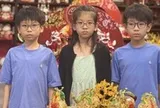 Ba chị em sinh ba cùng đậu lớp 6 Trường Trần Đại Nghĩa