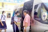 Thí điểm đưa đón học sinh bằng xe buýt điện