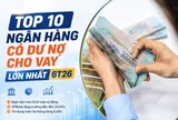 Top 10 ngân hàng có dư nợ cho vay lớn nhất: Big 4 nắm hơn 8,42 triệu tỷ đồng