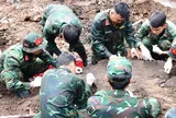 Tổng lực tìm kiếm hài cốt liệt sĩ tại cả hai khu vực bên trong công viên Lê Thị Riêng