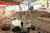 Phát hiện rãnh chôn số 2 tại khu A công viên Lê Thị Riêng