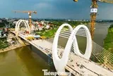 Hà Nội: Diện mạo cầu Đuống mới vừa hợp long