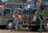 Lô 35 xe Hyundai vừa được bàn giao cho Bộ Quốc phòng, thực hiện nhiệm vụ đặc biệt
