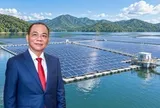 Tỷ phú Phạm Nhật Vượng sẽ lắp gần 800.000 tấm pin trên 1.800ha hồ thủy điện ở Tây Bắc