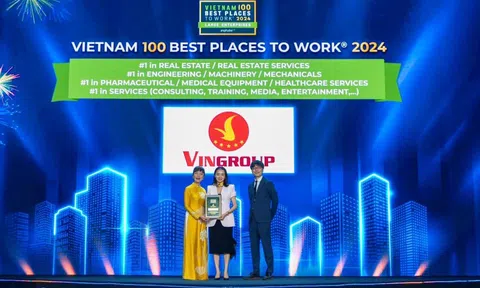 Vingroup thuộc Top 10 nơi làm việc tốt nhất Việt Nam năm 2024