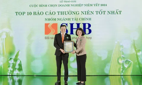 SHB: TOP 10 doanh nghiệp có Báo cáo thường niên tốt nhất ngành Tài chính