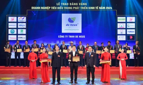 De Heus Việt Nam nhận giải thưởng 'Top 20 doanh nghiệp FDI đóng góp tích cực cho sự phát triển KTXH năm 2024'