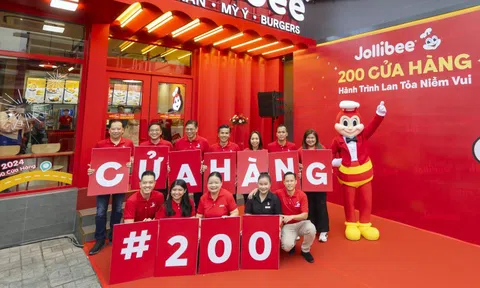 200 cửa hàng - Cột mốc mới trong hành trình lan tỏa niềm vui của Jollibee Việt Nam