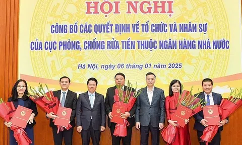 Ngân hàng Nhà nước bổ nhiệm Ban Lãnh đạo Cục Phòng, chống rửa tiền