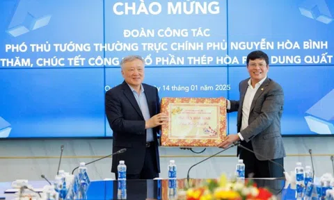 Phó Thủ tướng mong muốn Hòa Phát nghiên cứu sản xuất thép phục vụ dự án đường sắt cao tốc Bắc - Nam