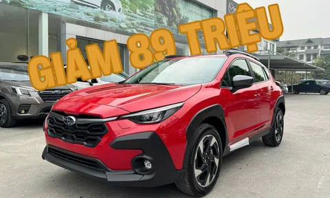 Subaru Crosstrek giảm 89 triệu cả 2 phiên bản, giá vẫn đắt ngang Hyundai Santa Fe