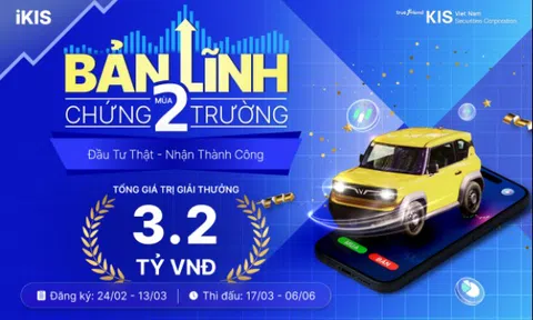 KIS: Cơ hội trúng xe hơi Vinfast VF3 cùng cuộc thi "Bản lĩnh Chứng trường" mùa 2