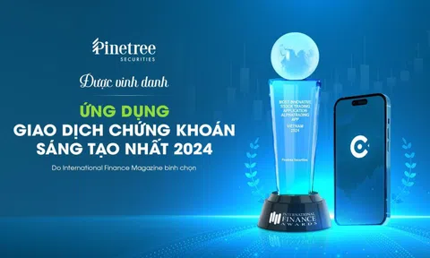 Pinetree đạt giải ‘Ứng dụng giao dịch chứng khoán sáng tạo nhất năm 2024’