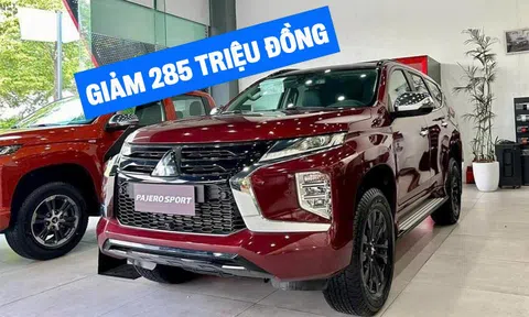 Mitsubishi Pajero Sport giảm tới 285 triệu tại đại lý, SUV hạng D giá khởi điểm thực tế ngang Kia Sportage