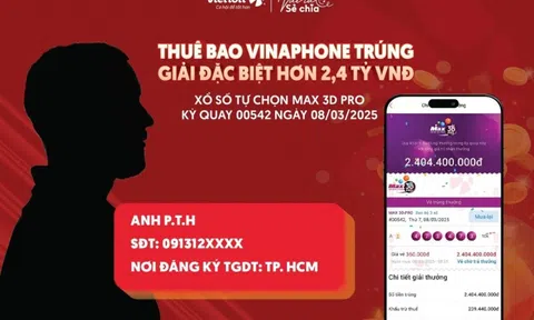 Một khách hàng trúng giải Vietlott hơn 2,4 tỷ đồng nhờ ‘căn cước công dân của một người bạn’