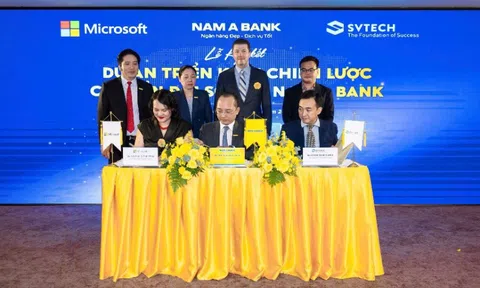 Nam A Bank số hóa môi trường làm việc, thúc đẩy năng suất và tăng cường bảo mật