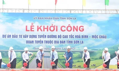 Khởi công tuyến cao tốc Hòa Bình - Mộc Châu