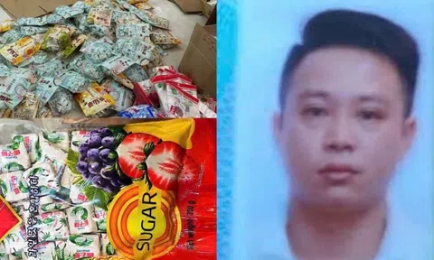 Khởi tố đối tượng sản xuất 6 tấn kẹo giả 'phù phép' thành hàng Nhật - Hàn tại La Phù