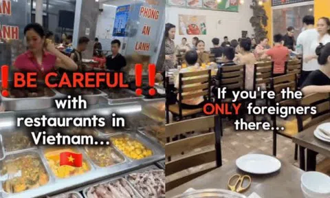 Du khách khuyên nên "cẩn thận" khi bước vào quán ăn toàn người Việt chỉ vì lý do này