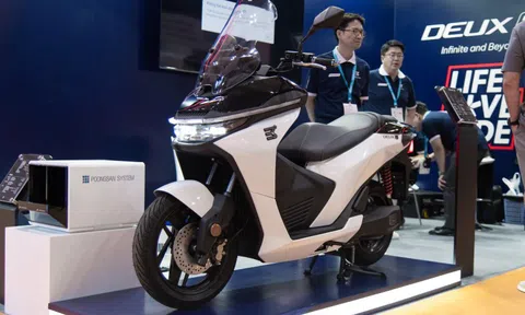E3 Mobility Deux7 - Xe máy điện Hàn Quốc mới lạ về Việt Nam: Giá dự kiến 100 triệu đồng, nhỏ hơn SH, chạy 120km/sạc