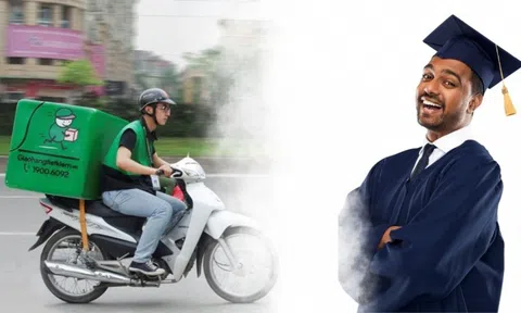 Tốt nghiệp Thanh Hoa, Bắc Kinh, Oxford,.. vẫn phải làm shipper: 5 bằng đại học không nuôi sống nổi, nhưng nghề giao hàng thì có