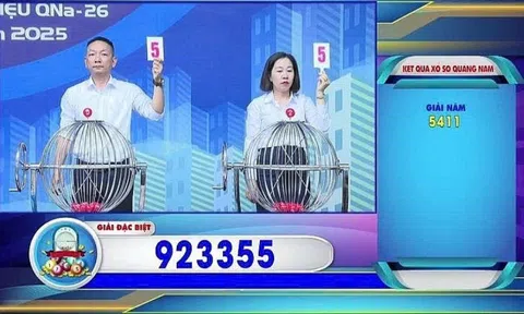 Hi hữu Xổ số Quảng Nam công bố 2 kết quả đặc biệt: Đâu là dãy số trúng thật?