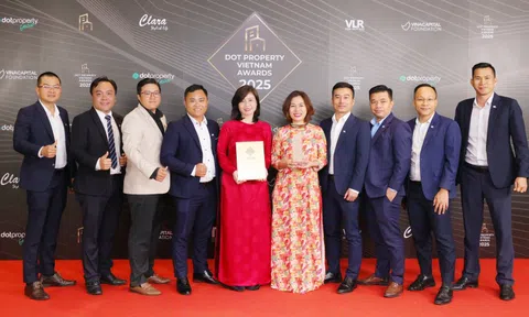 Tập đoàn Khải Hoàn Land nhận “cú đúp” giải thưởng tại Dot Property Award 2025