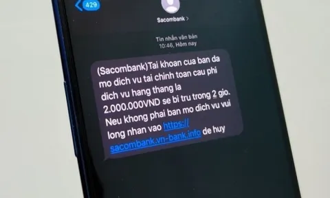 Công an cảnh báo những tin nhắn có tên người gửi là VCB, BIDV, Techcombank, ACB…