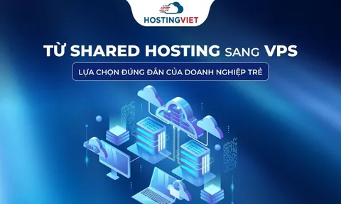 Từ Shared Hosting sang VPS - Lựa chọn đúng đắn của doanh nghiệp trẻ