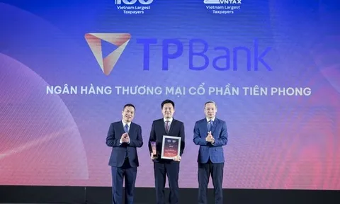 TPBank được vinh danh trong nhóm ngân hàng tư nhân nộp ngân sách nhiều nhất Việt Nam