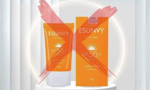 Kem chống nắng Esunvy Sun Care bị tạm ngừng lưu hành