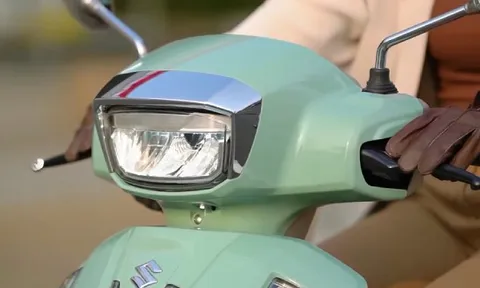 Mẫu xe ga mới của Suzuki: Thiết kế hoài cổ, tiện ích ngập tràn, sẵn sàng cạnh tranh Honda Lead