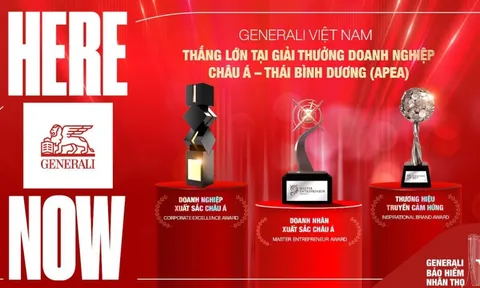 Generali Việt Nam lập “hat-trick” 03 giải thưởng tại Asia Pacific Enterprise Awards 2025
