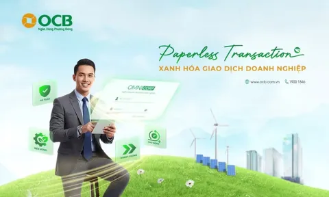 Doanh nghiệp giao dịch không giấy nhờ giải pháp từ ngân hàng