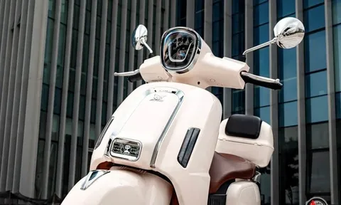 'Tân binh' xe ga 125cc giá 27 triệu đồng ra mắt: ngoại hình như Vespa, trang bị áp đảo Honda Vision