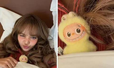 Chỉ một khoảnh khắc selfie cùng Labubu 5,5 tỷ, Lisa khiến 'quái vật dễ thương' hot trở lại