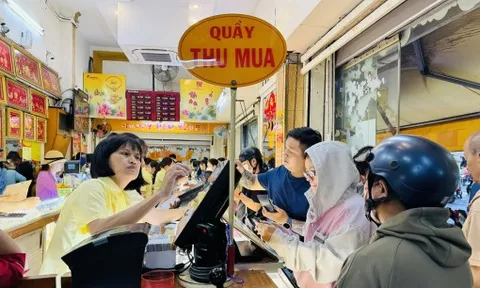 Giá vàng trong nước quay đầu giảm mạnh