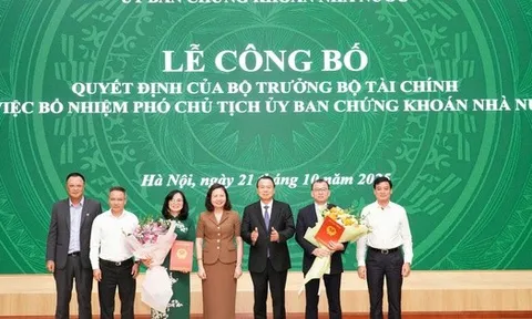 Hội nghị công bố Quyết định của Bộ trưởng Bộ Tài chính về việc bổ nhiệm Phó Chủ tịch UBCKNN