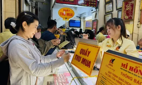 Giá vàng giảm 7,1 triệu đồng/lượng sau một đêm