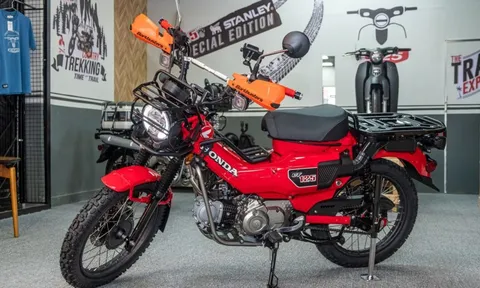 Chi 86 triệu mua xe số: Honda đưa 'chiến mã' 125cc về Việt Nam, 'bé hạt tiêu' nhưng gầm cao, pô vắt, leo dốc phà phà