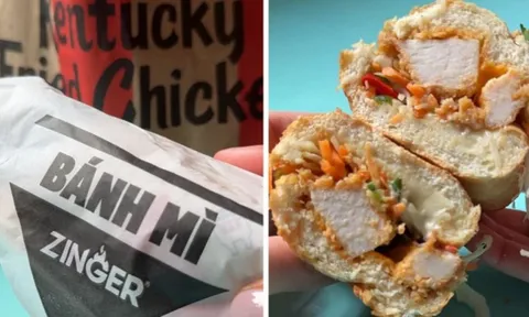 Khi KFC 'phải lòng' bánh mì Việt: Món Zinger Bánh Mì chính thức lên thực đơn toàn nước Úc, giá khoảng 170.000 đồng