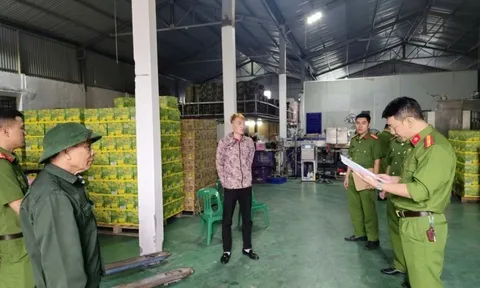 Phú Thọ: Triệt phá công ty sản xuất nước ngọt giả, thu giữ hàng loạt sản phẩm vi phạm