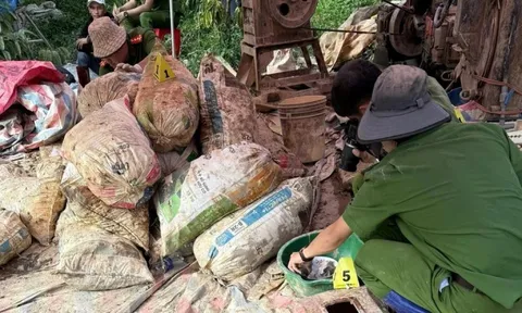 Công an Lâm Đồng tập kích ‘vàng tặc’, thu giữ 18 cây vàng