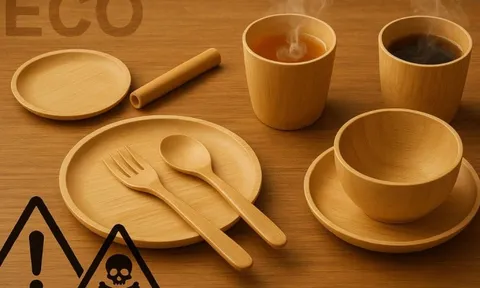 Chấn động: Phát hiện melamine vượt ngưỡng cho phép trong bát đĩa tre và vật liệu sinh học